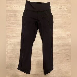 Black Lululemon Wonderunder Leggings